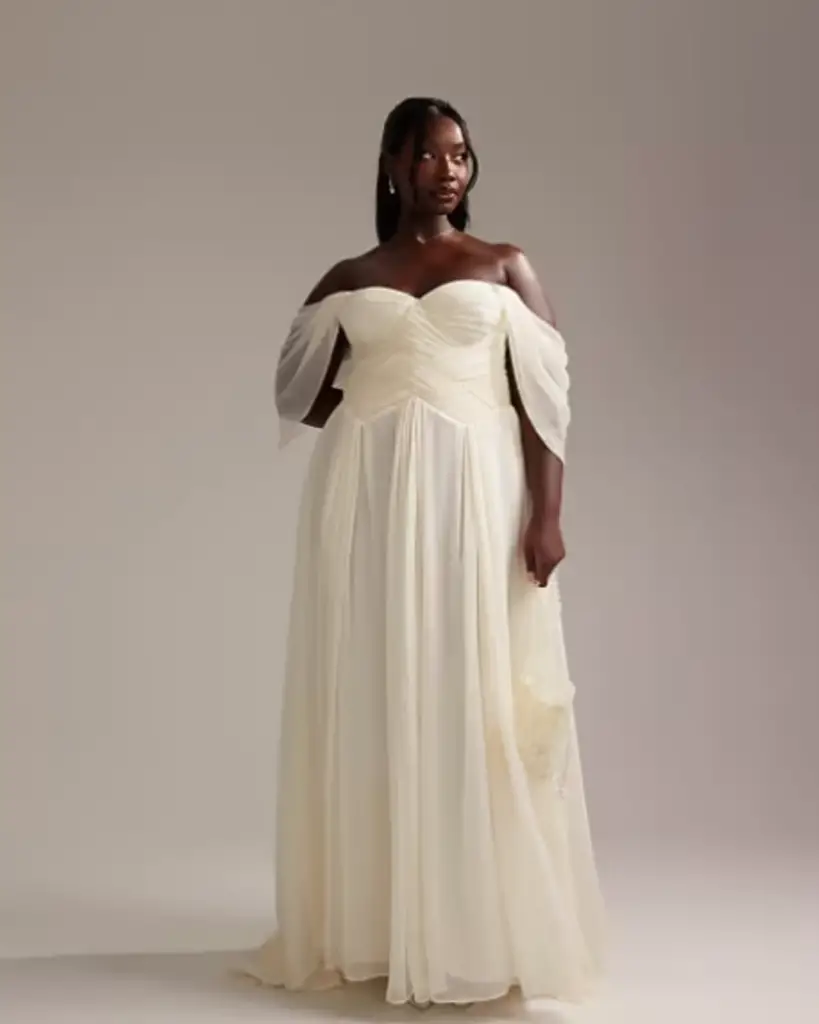 ASOS Curve Bridal gowns
