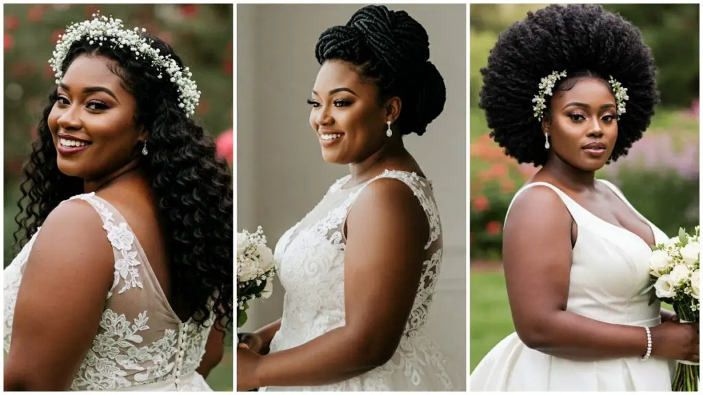 textured hair bridal