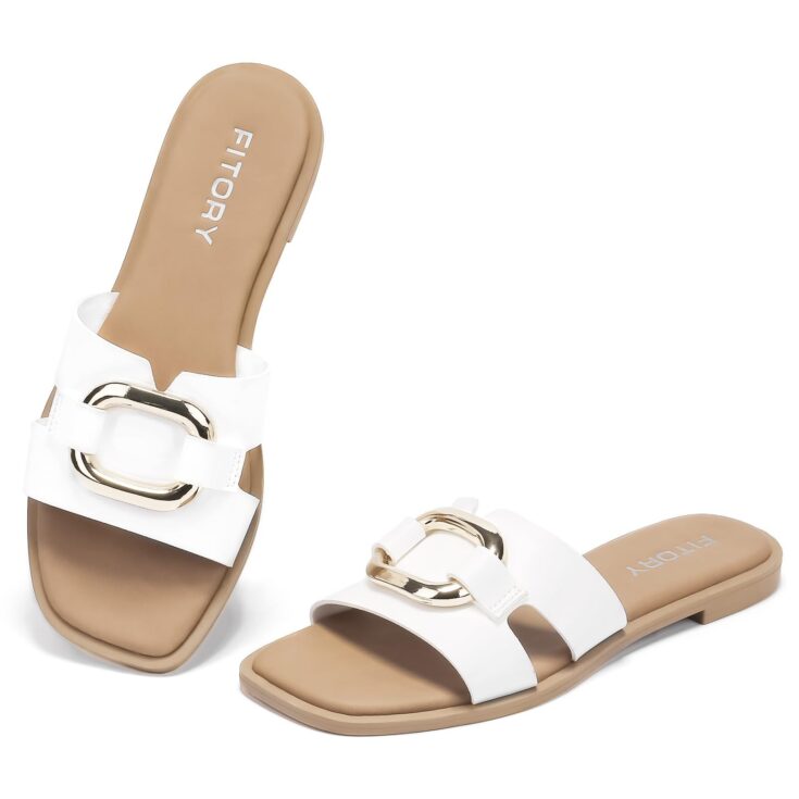 Image for Women's Monika Flat H-Band Slide Sandal