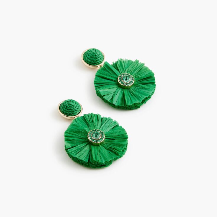Image for Straw statement earrings