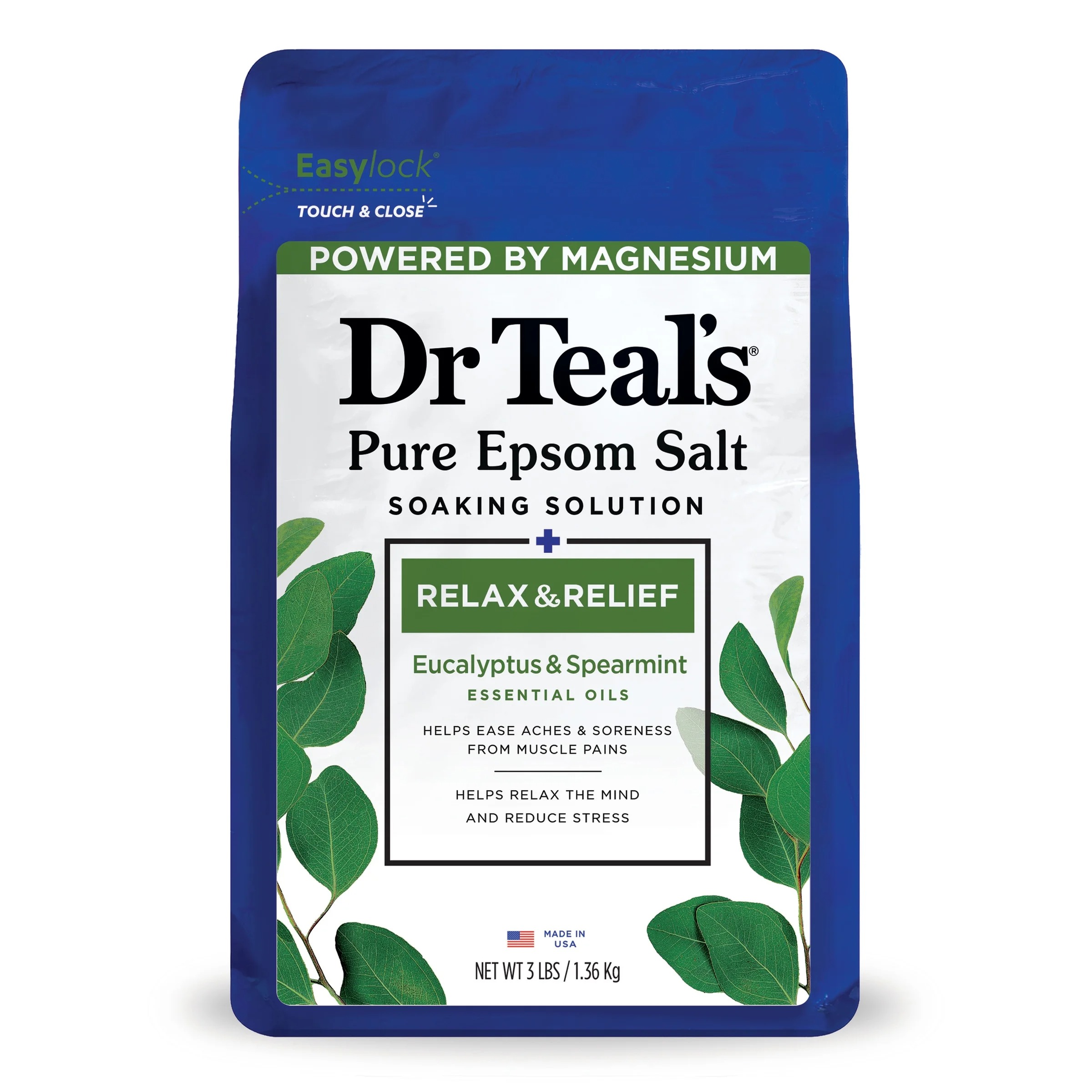 imgi 64 Dr Teal s Epsom Salt Magnesium Soak Relax Relief with Eucalyptus Spearmint 3 lbs 52d18534 d118 4946 b36f 408ad4f43a2e.5196b923170fd96eaee01798f52db6c5