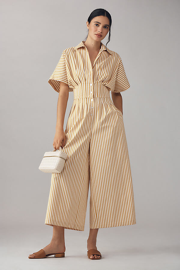 the tobie pleated jumpsuit by