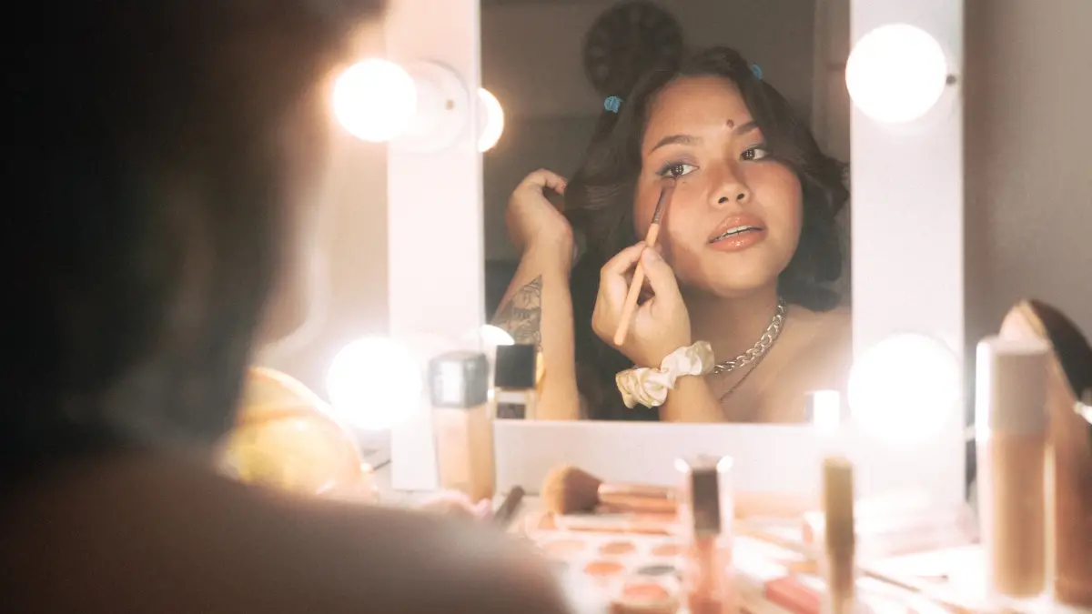 fast face makeup