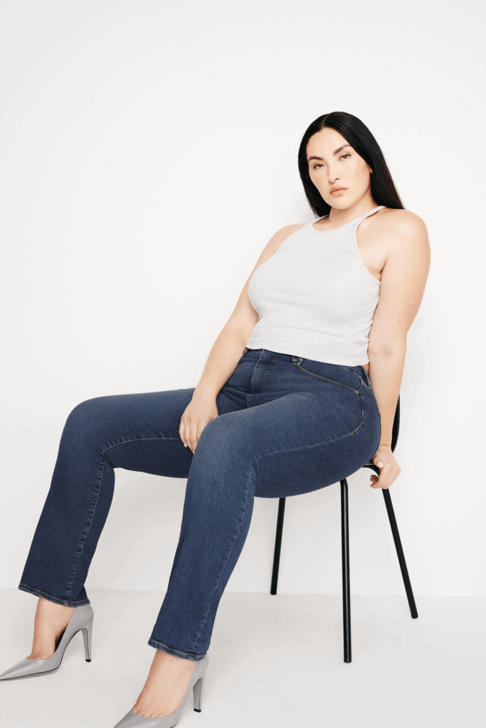 Tall and Plus Size Brands-GOOD LEGS STRAIGHT JEANS