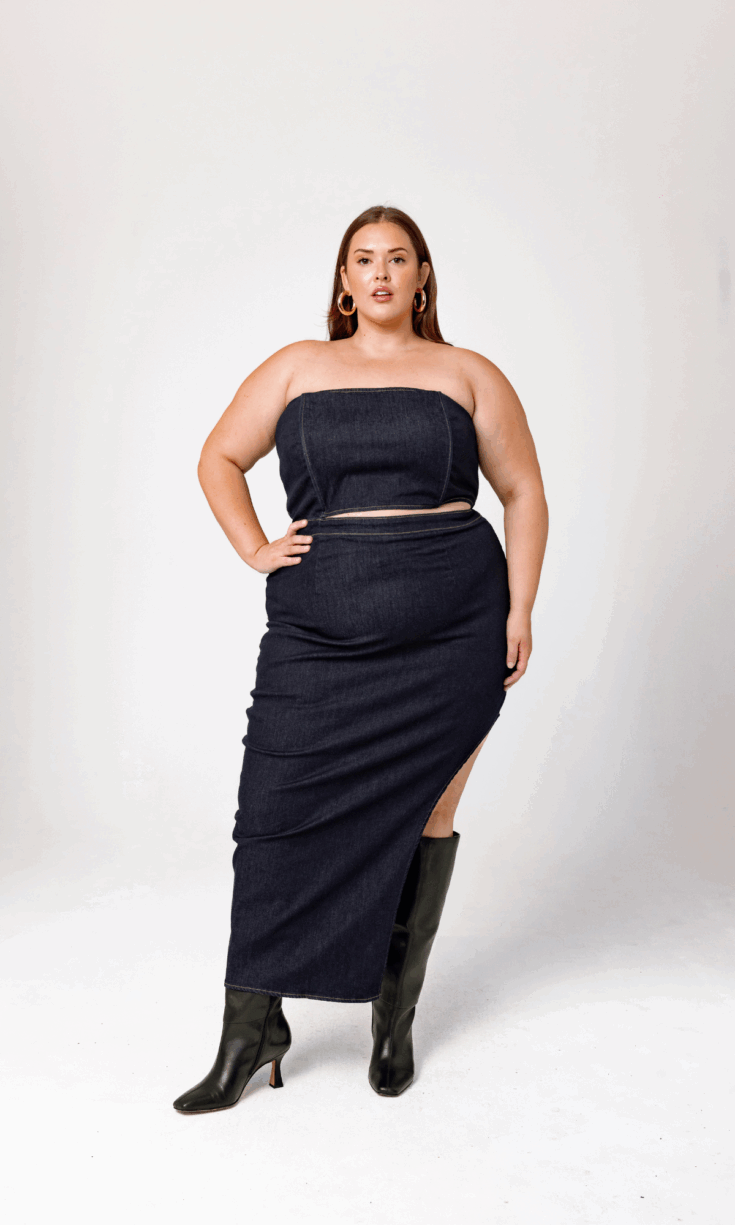 Isabella Dress Denim 2