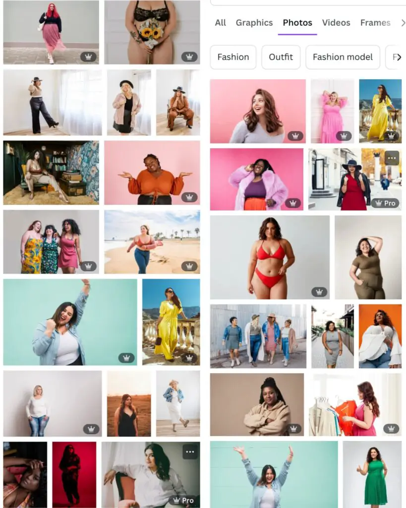 plus size stock photos
