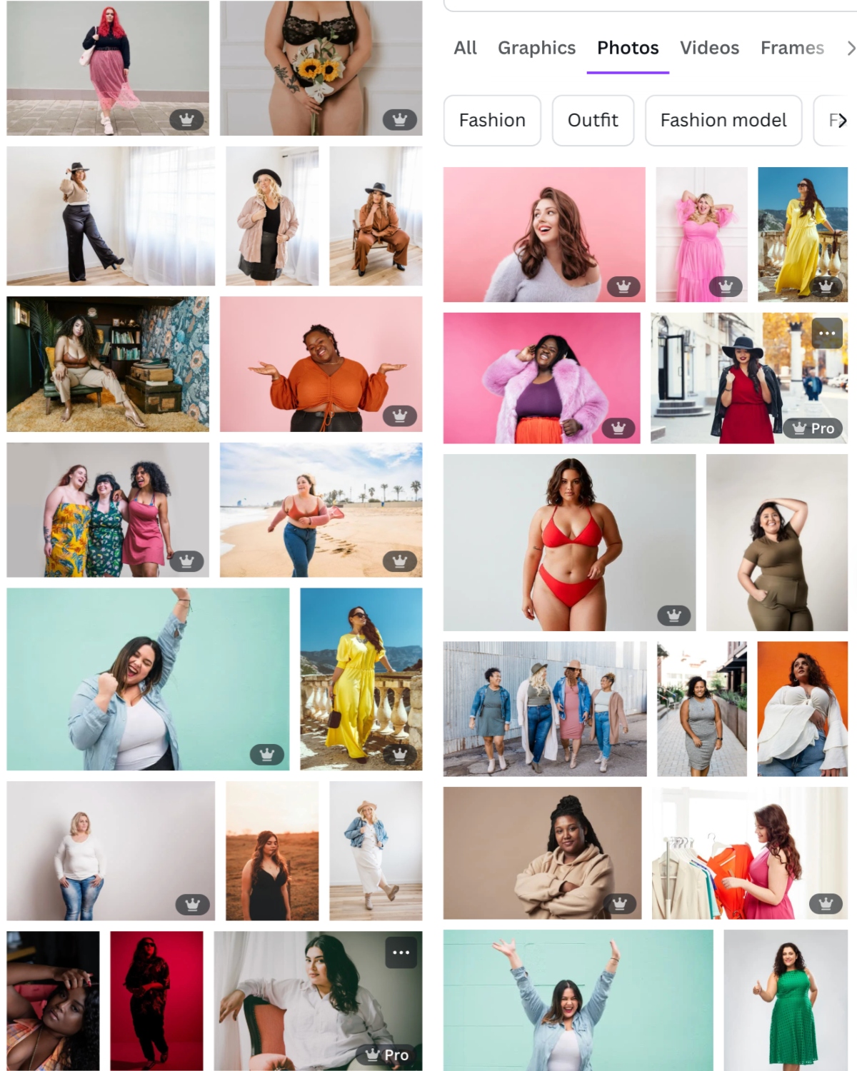 plus size stock photos