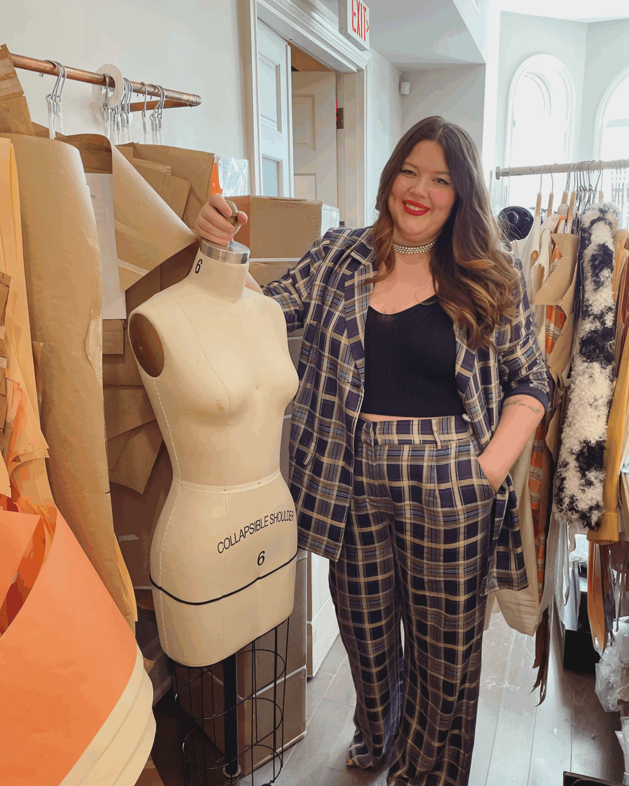 Designer behind the brand, Hilary MacMillan
