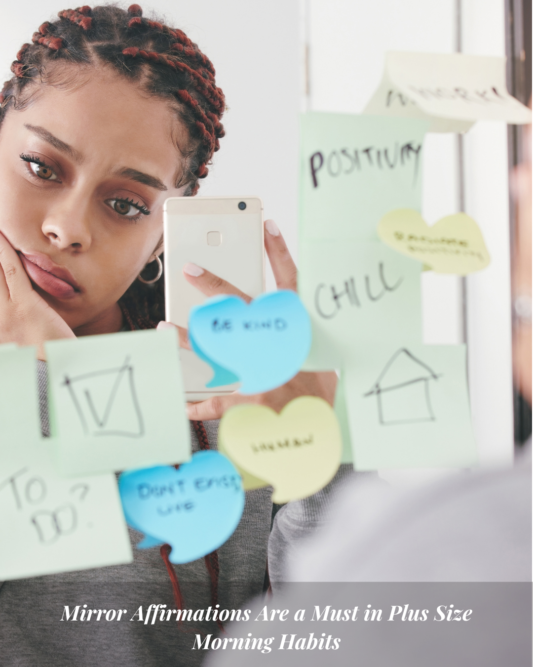 Mirror Affirmations Are a Must in Plus Size Morning Habits