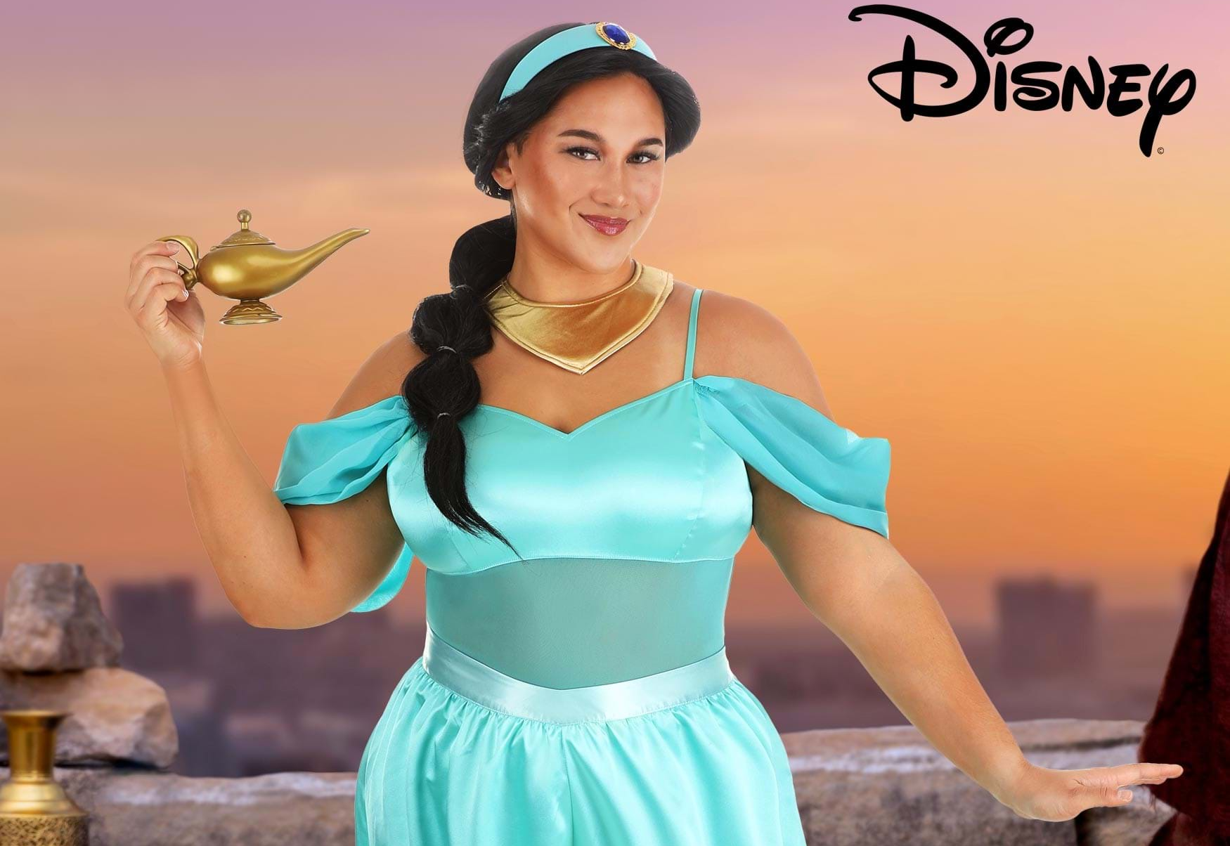 Plus Size Women's Disney Aladdin Jasmine Costume