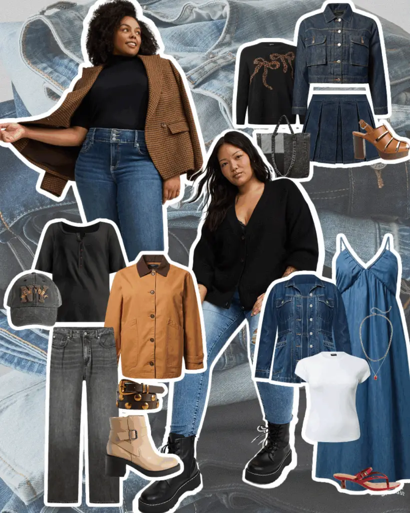 plu size jeans and denim via Torrid