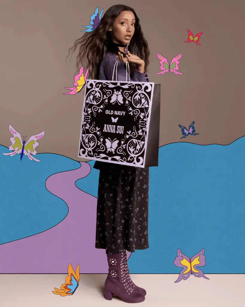 anna sui x old navy collection