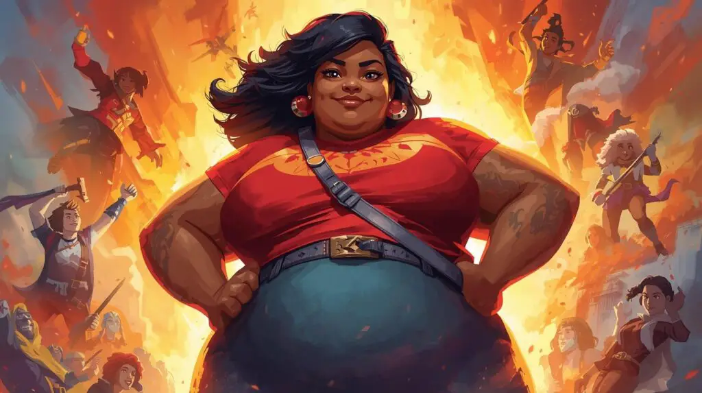 plus size characters