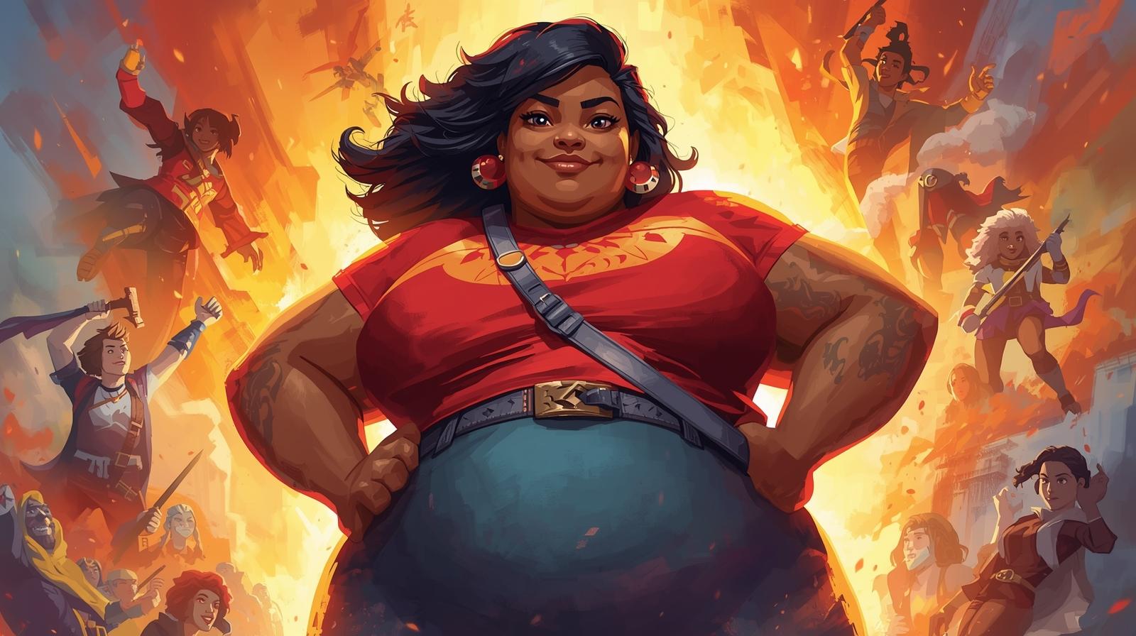 plus size characters