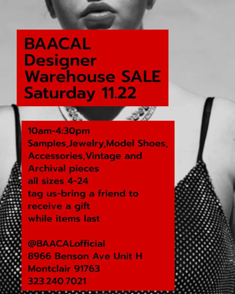 Baacal Designer Warehouse Sale