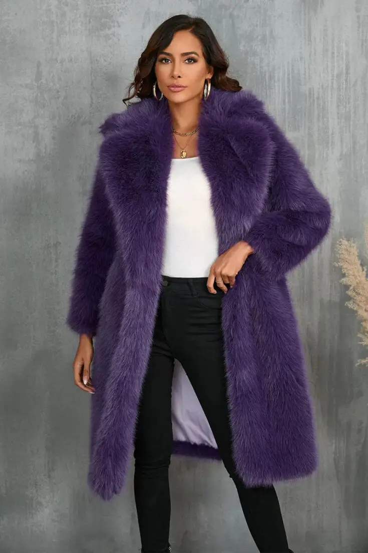 faux fur coat long womens winter furry overcoat with notch collar in purple 4.jpgv1746676772