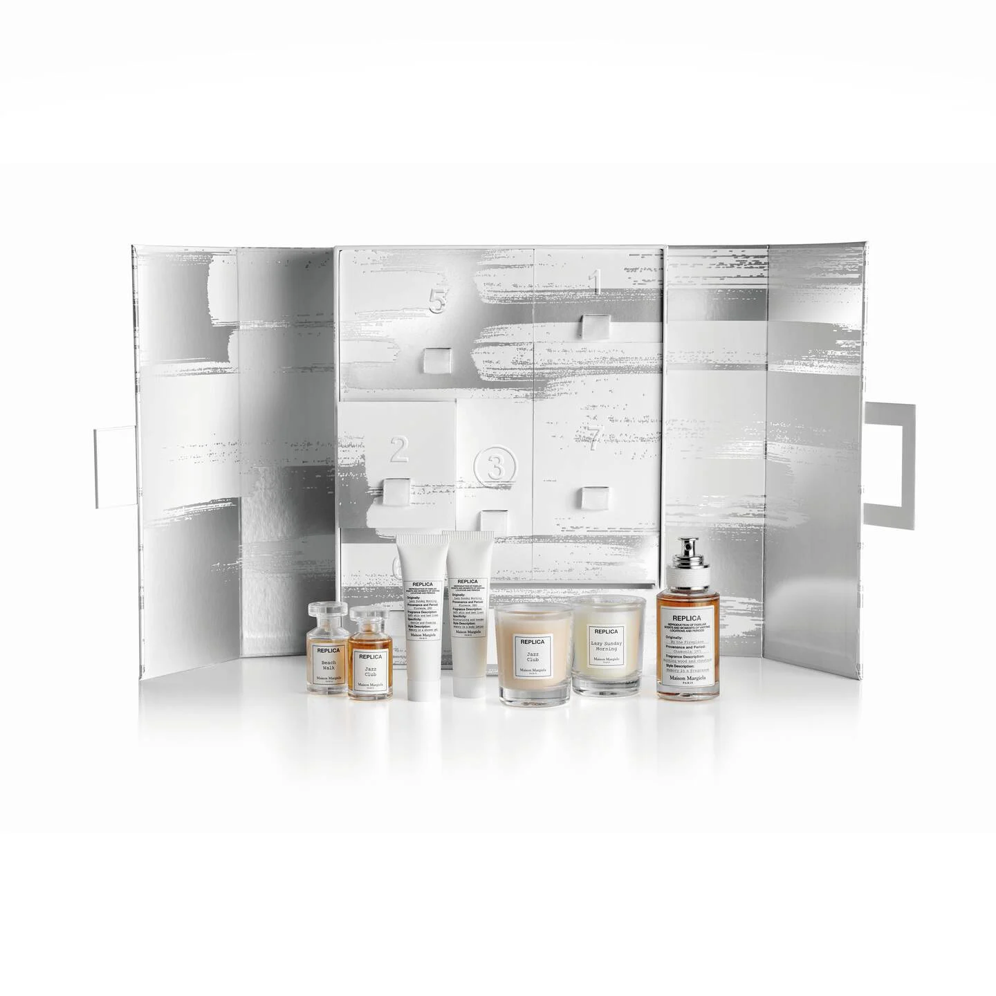 mm replica holidays 2024 advent calendar open with products 3614274302325 CMJN