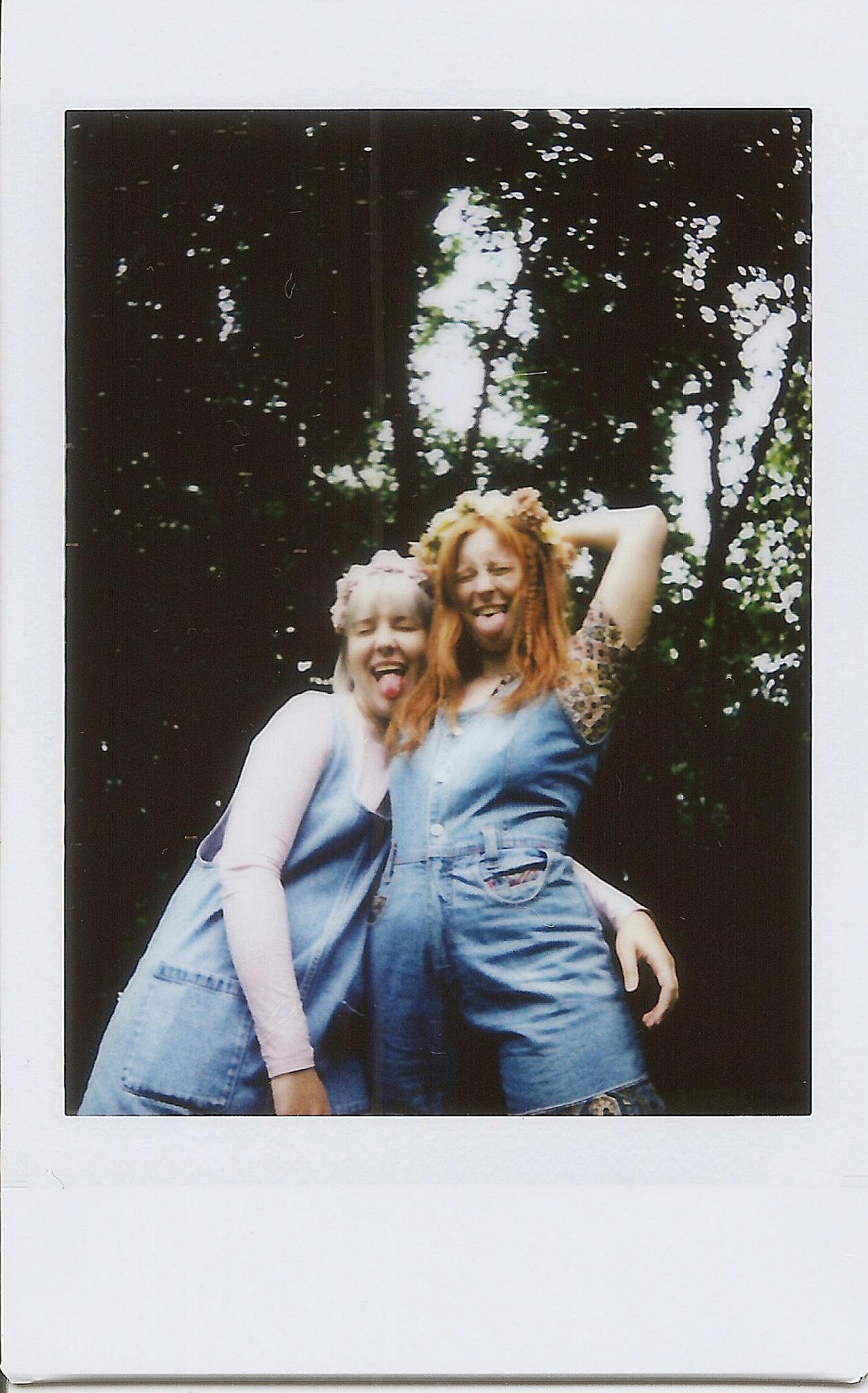 Two women having fun in denim jumpers, exuding a playful vibe.
compliments plus size women want