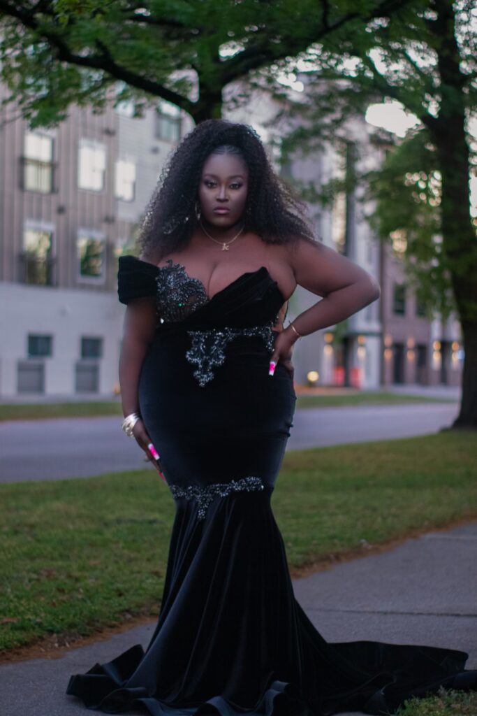 Custom plus size prom dress tips with Christian Omeshun