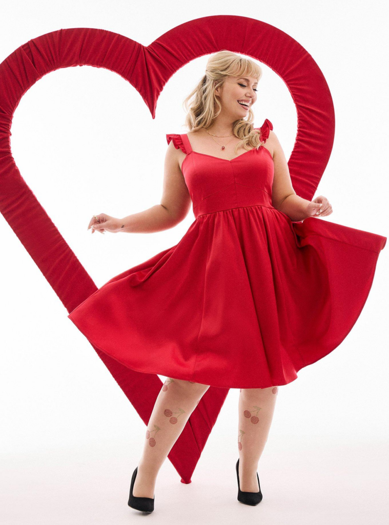 plus size red dressses for Valentines Day Dates