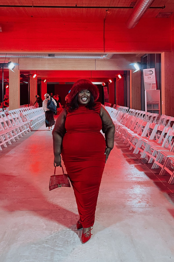 Sofie Ruched Maxi Dress Red