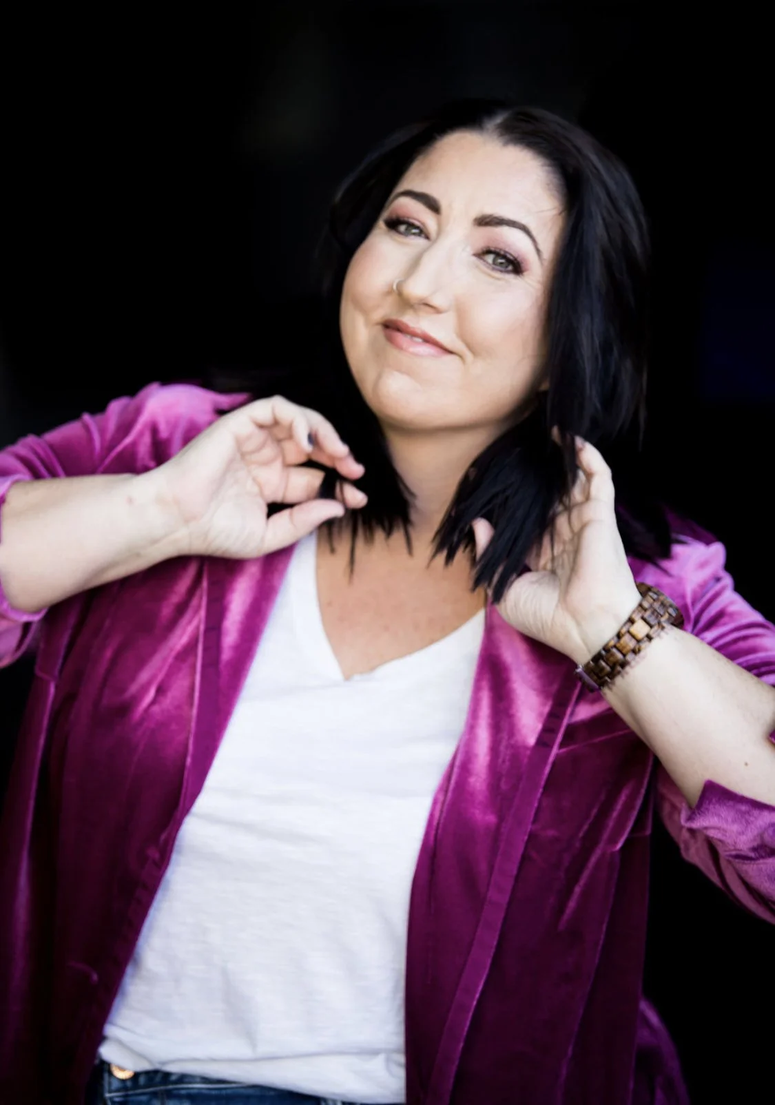 Plus size stylist Charlotte Harris