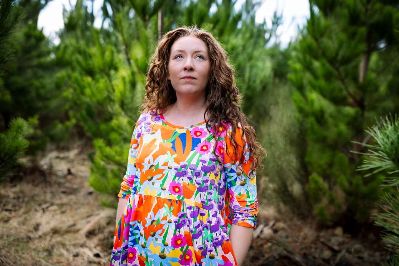 Ren Dress in the Bloomcore print by FOKE