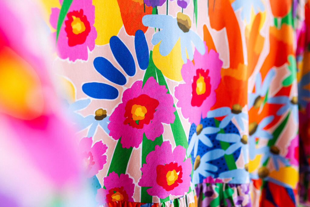 Ren Dress in the Bloomcore print by FOKE