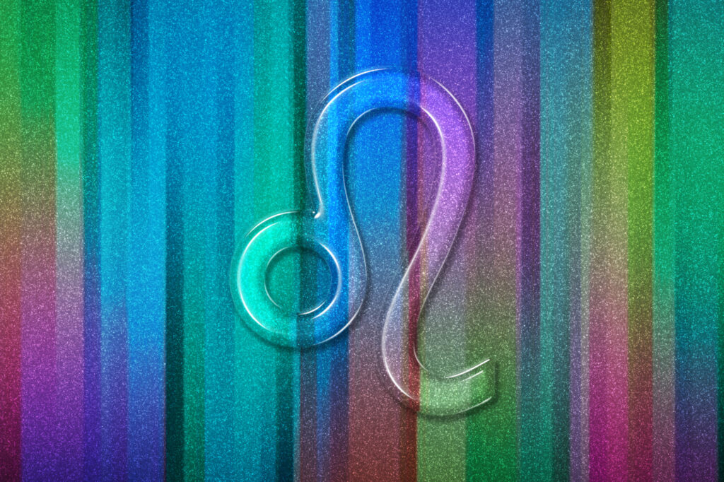 Leo zodiac sign, Horoscope Astrology background, Leo horoscope symbol, colorful background