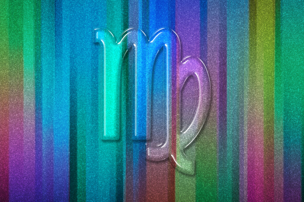 Virgo zodiac sign, Horoscope Astrology background, Virgo horoscope symbol, colorful background