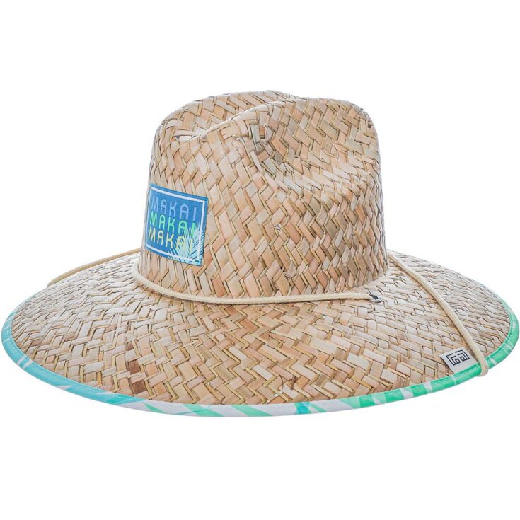 Image for Fern Lifeguard Hat with Tie-Dye Print Underbrim - Makai Hats