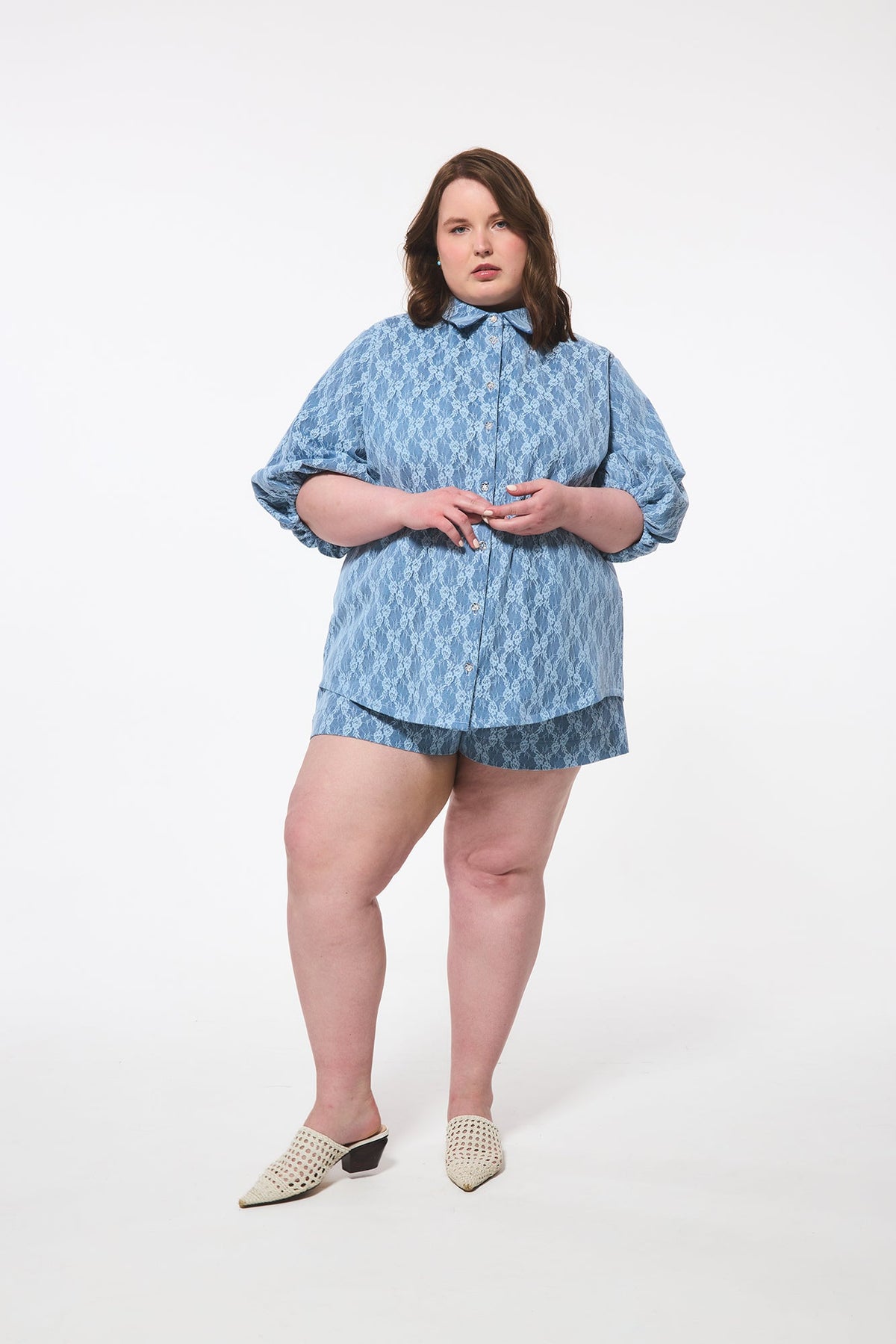 plus size shorts denim