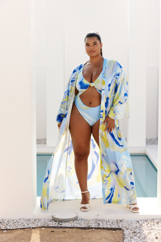 Sunset Kimono II Lenzing™ Ecovero™ Plus size cover ups 