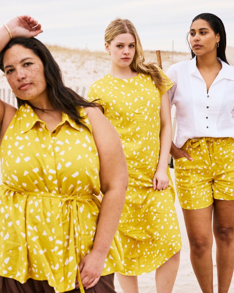 Adelaide Sleeveless Plus Size Linen Shirt
