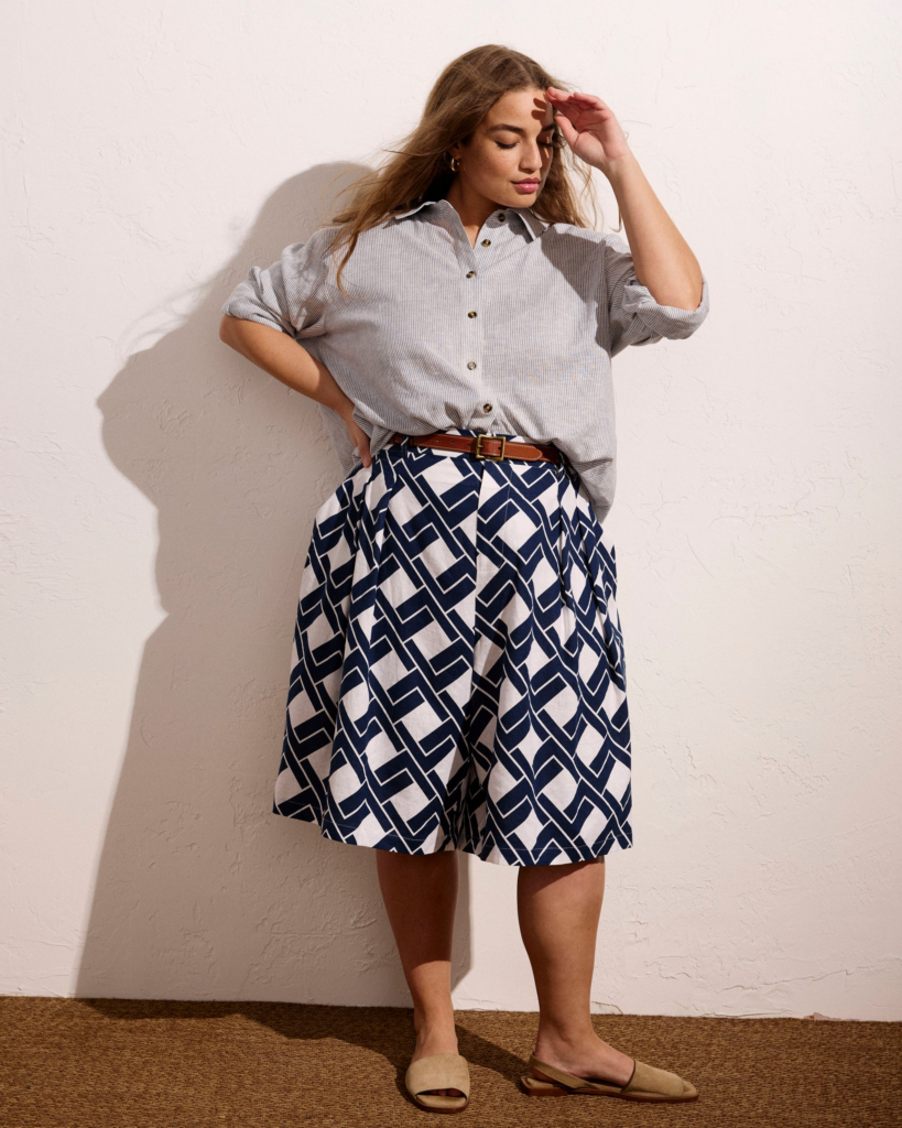 linen plus size shorts