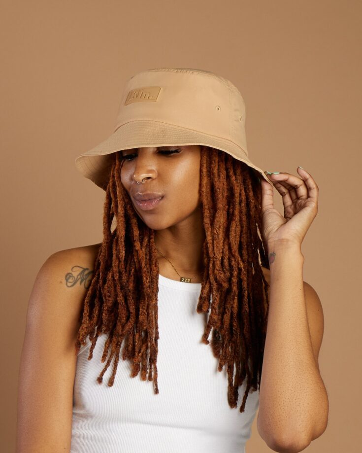 Image for Tan Waterproof Satin Lined Bucket Hat