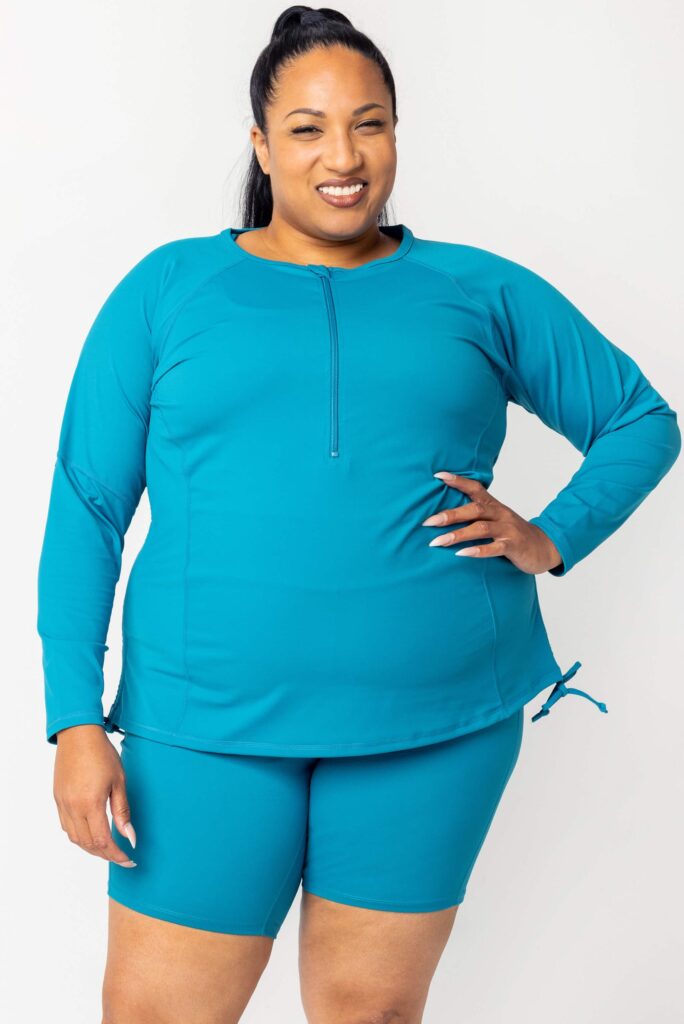 plus size rashguards from Superfit Hero