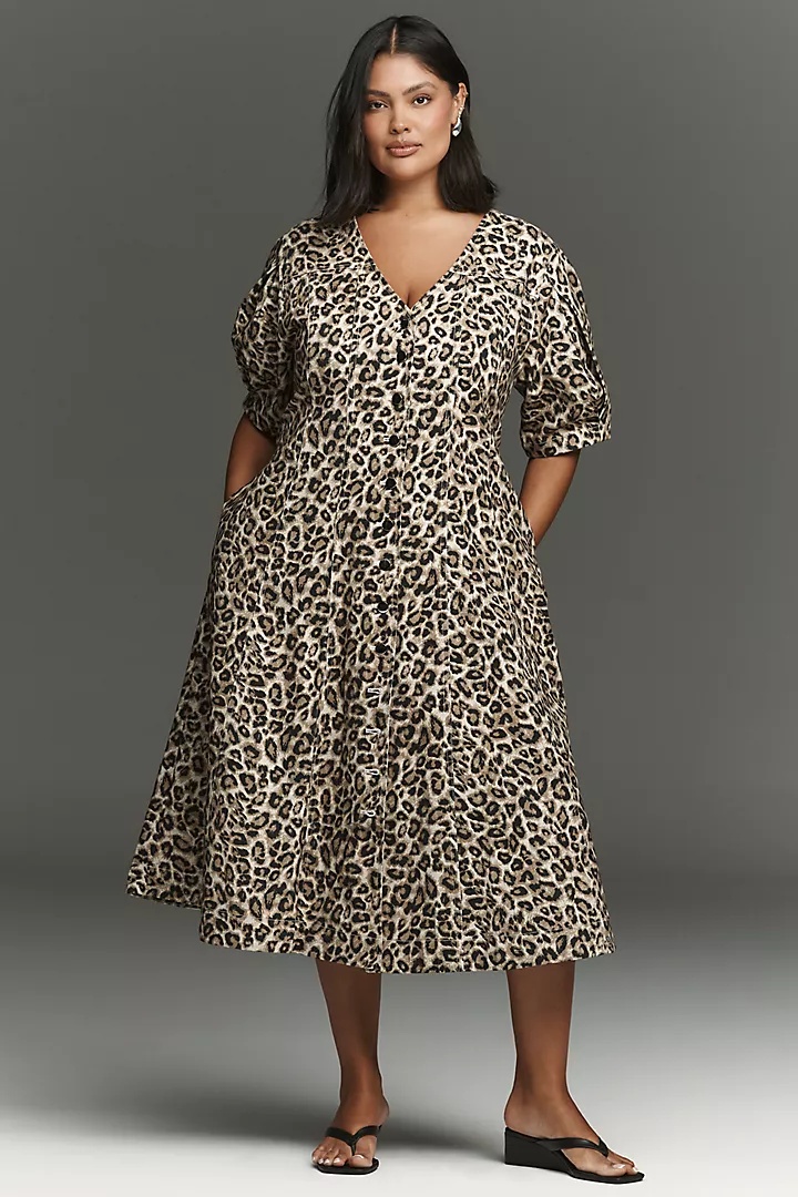 plus size denim dress