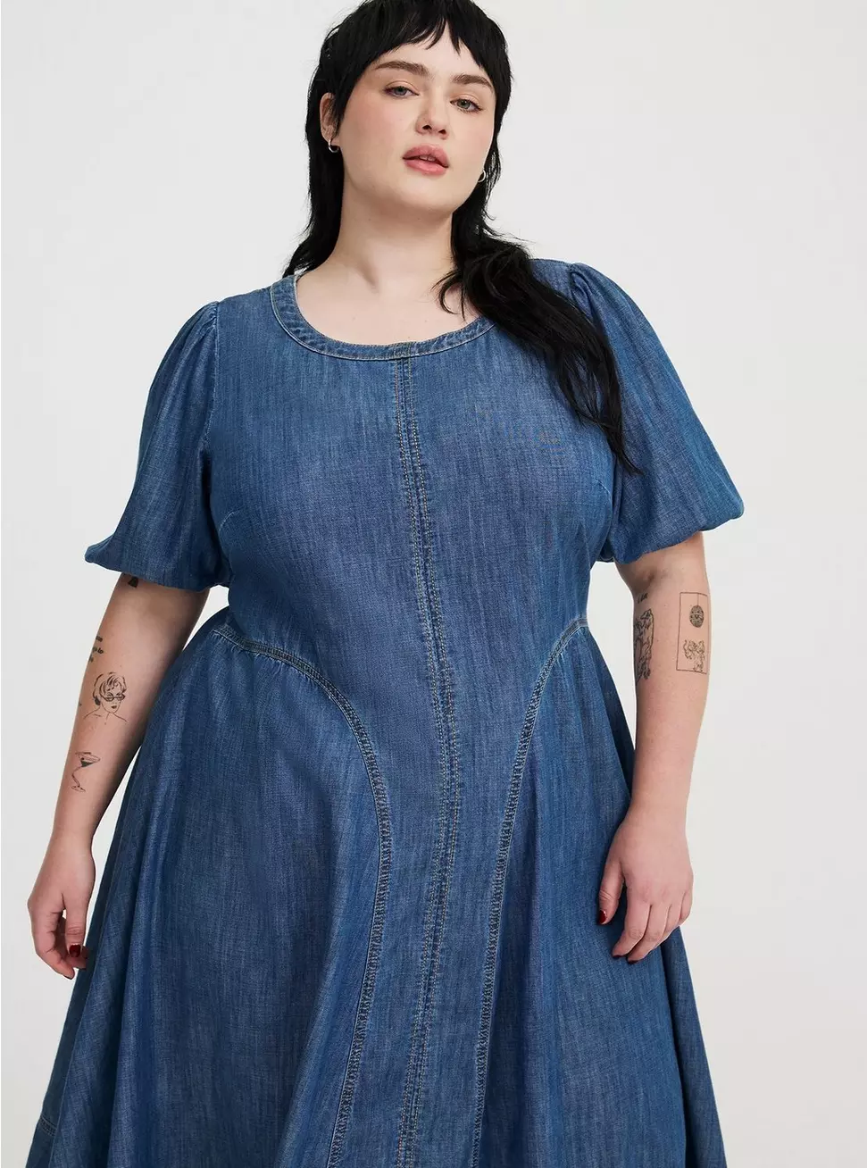 plus size denim dress from Torrid