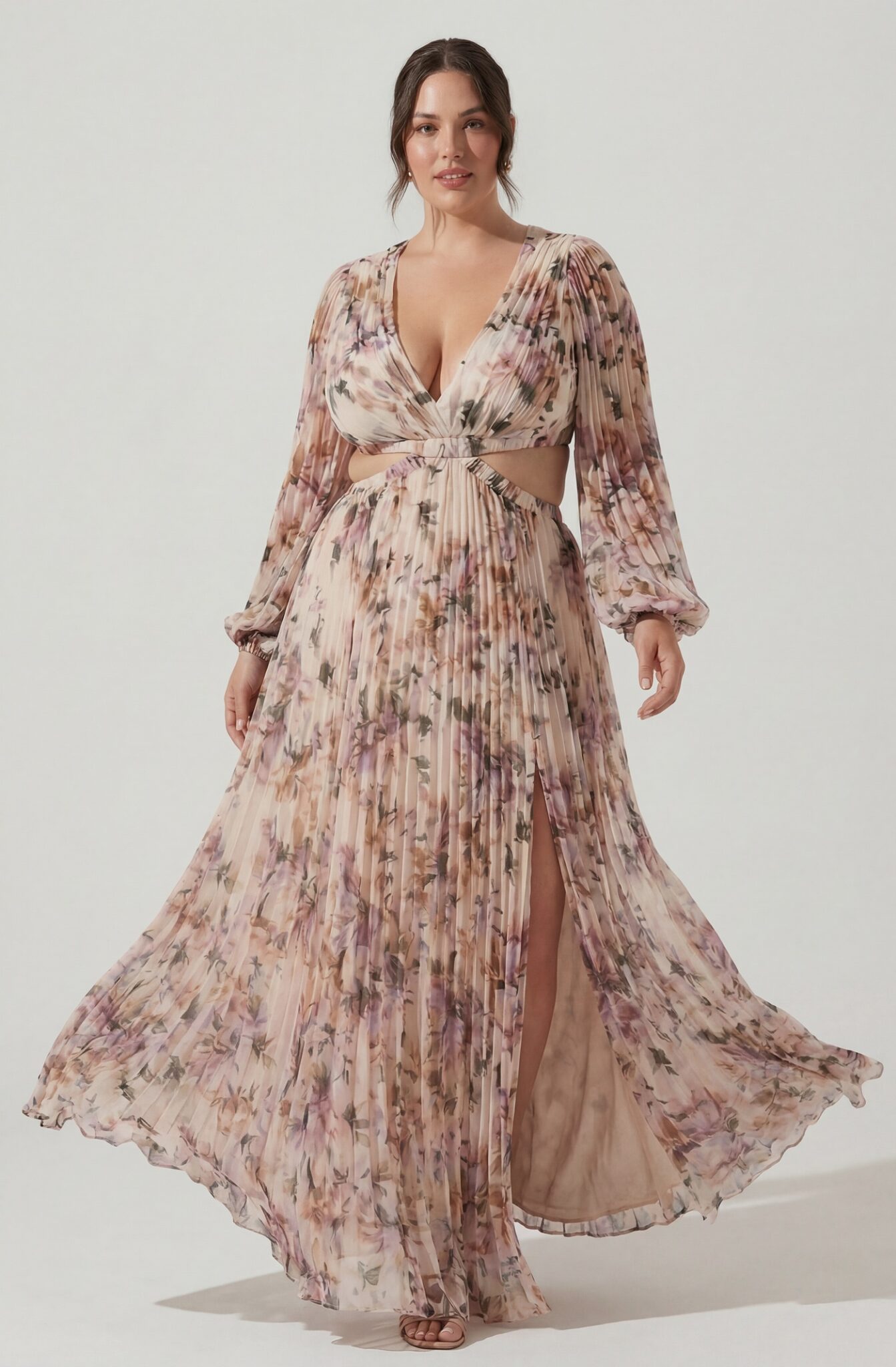 Revery Floral Long Sleeve Maxi Dress
size inclusivity in fashion- astr the label