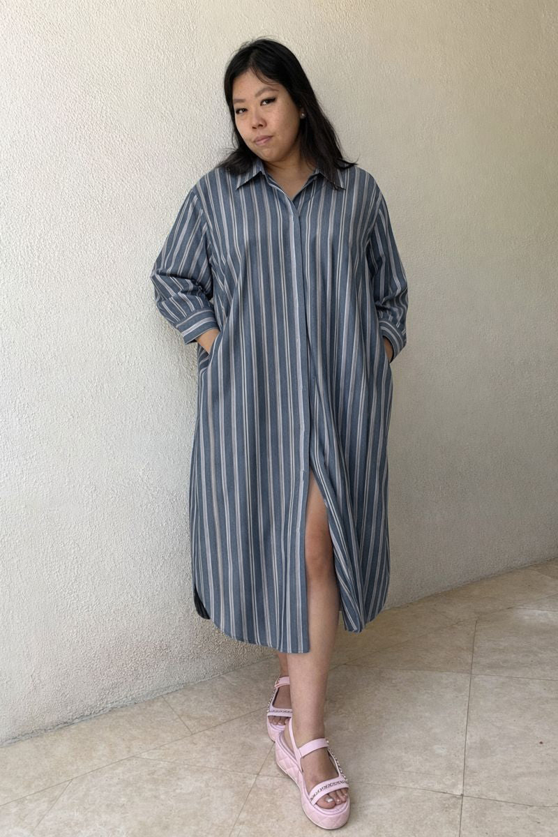 plus size denim dress by baacal