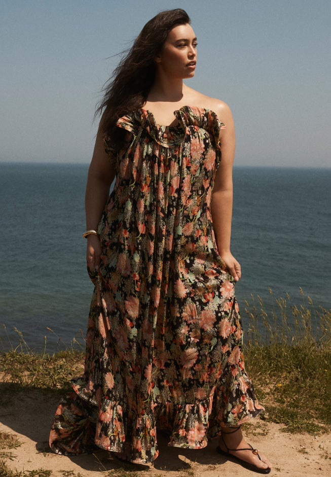 plus size floral prints at June and Vie