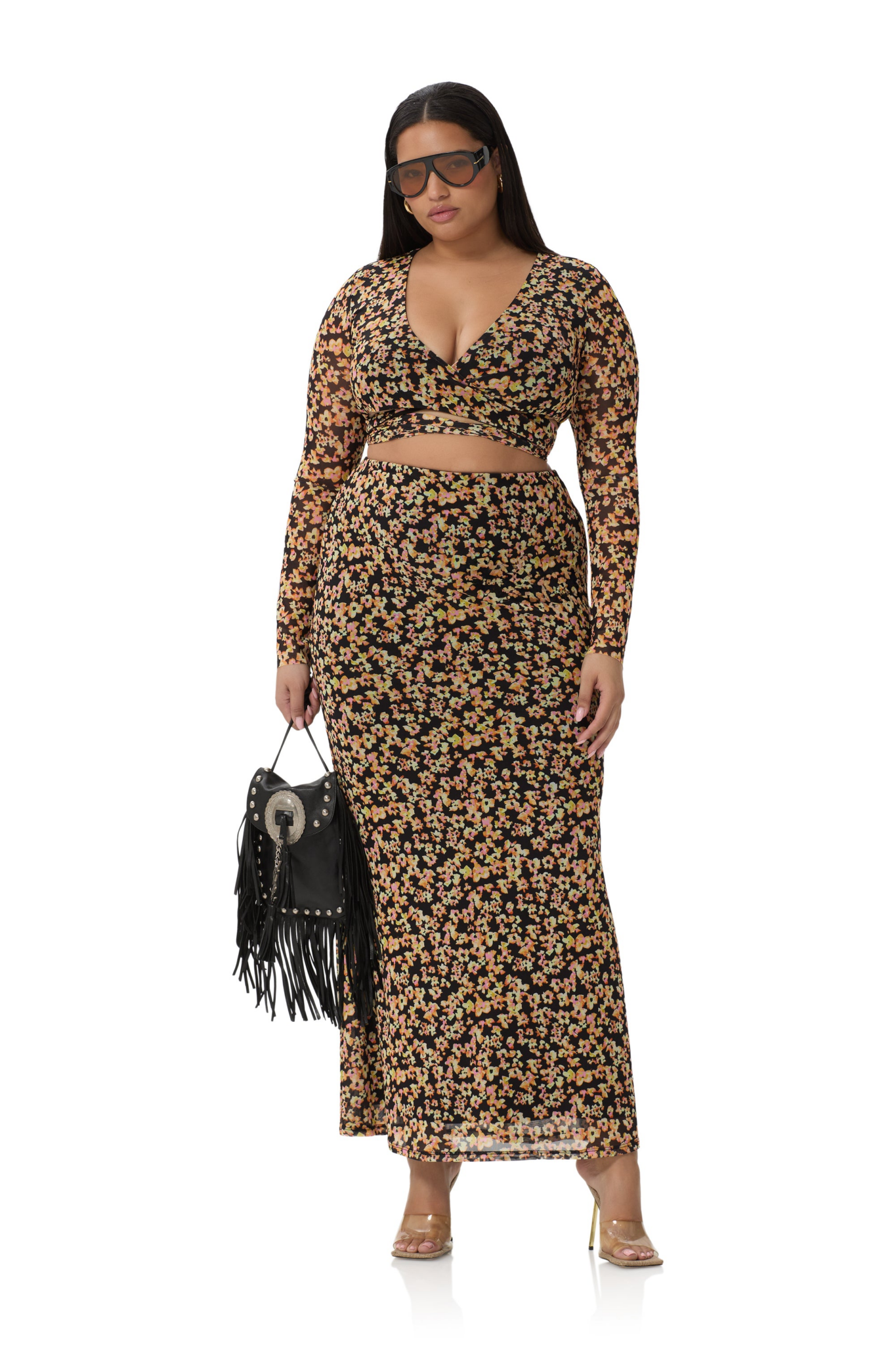 plus size floral prints at AFRM clothing