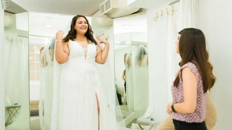 The Hidden Emotional Pressure Behind Plus-Size Wedding Dress Shopping