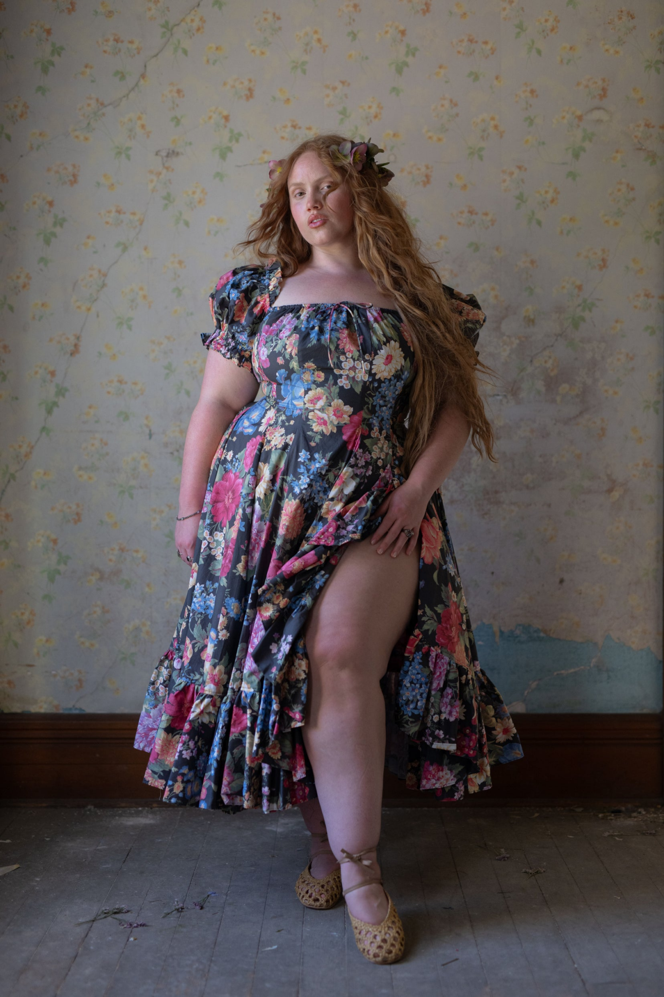 plus size floral prints at Selkie