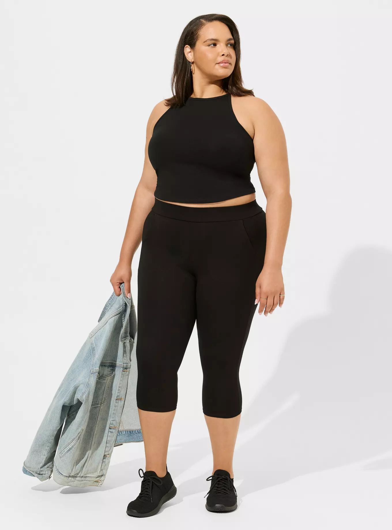 plus size capri pants