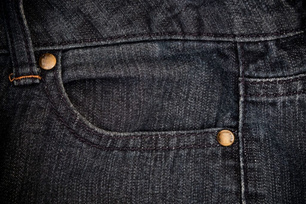 Copper Riveted Denim Jeans
