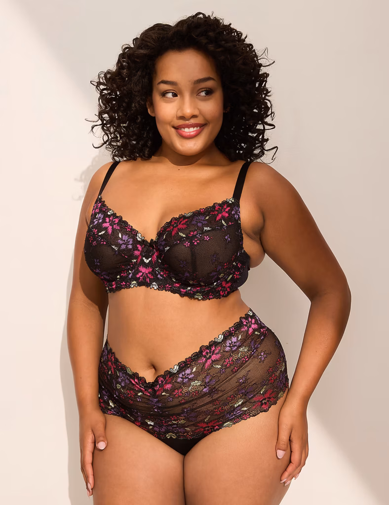 Curve Icon™ Lace Unlined Balconette Bra

