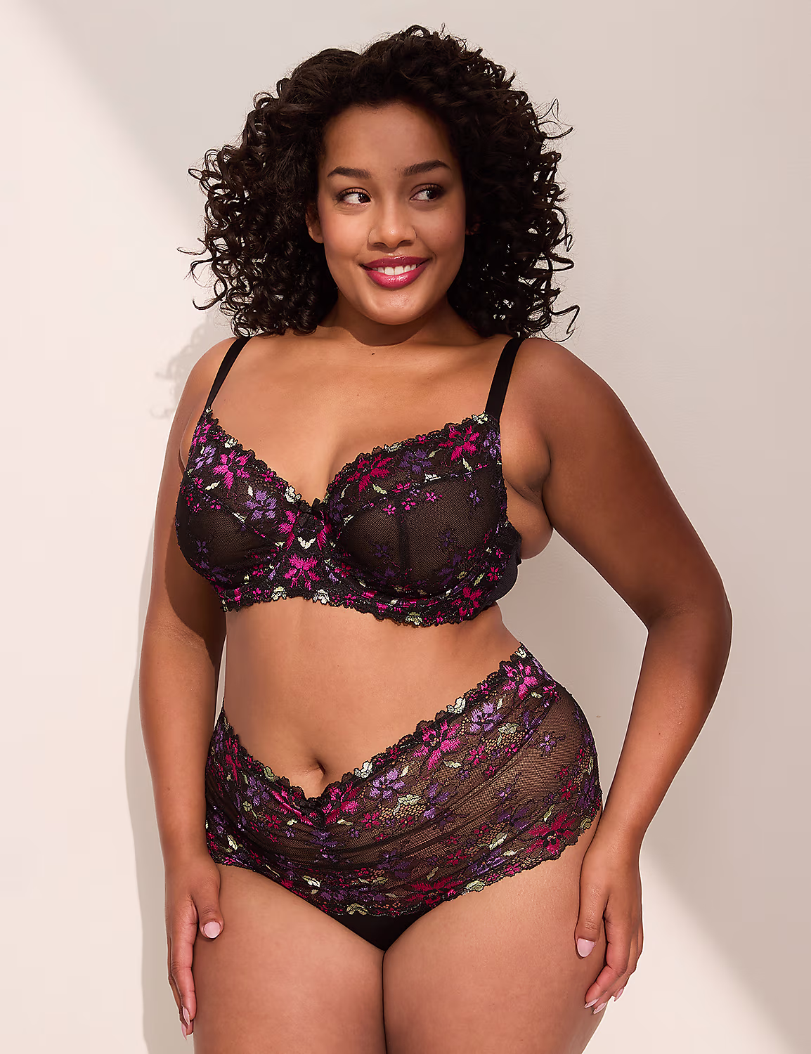 Curve Icon™ Lace Unlined Balconette Bra

