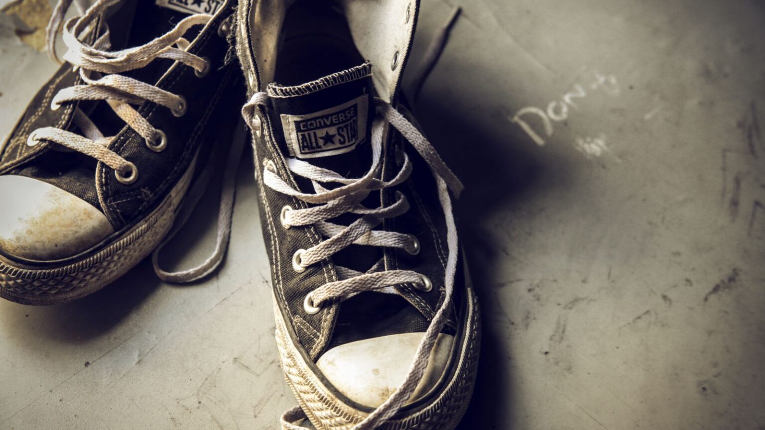 Dirty sneakers
